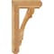 Ekena Millwork Olympic Craftsman Rough Sawn Bracket w/ Offset Brace, Western Red Cedar, 6"W x 16"D x 28"H BKT0604X16X28OLY04RWR - alternate 2